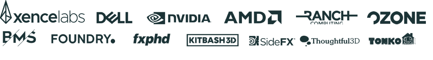 RenderMan Art Challenge Sponsors