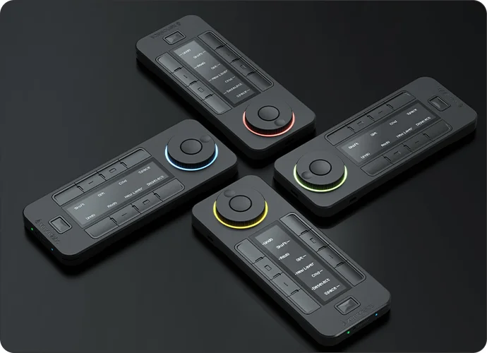 xencelabs Quick Keys （クイック キーズ 左手デバイス） Quick Keys with OLED Display | Xencelabs Official Store