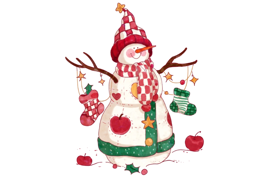 Christmas tree drawing step 4 – adding ornaments and present boxes