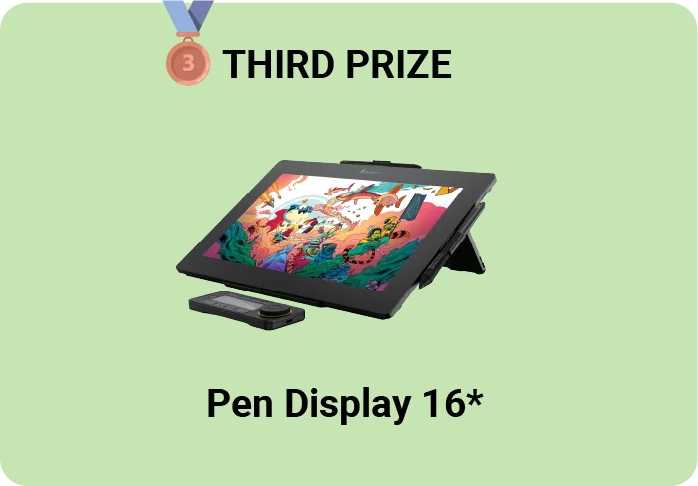 Renderman 2025 3rd Prize Xencelabs Pen Display 16